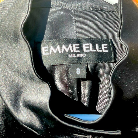 Striking and cool black Emme Elle jacket. Excellent condition. - Picture 3 of 3